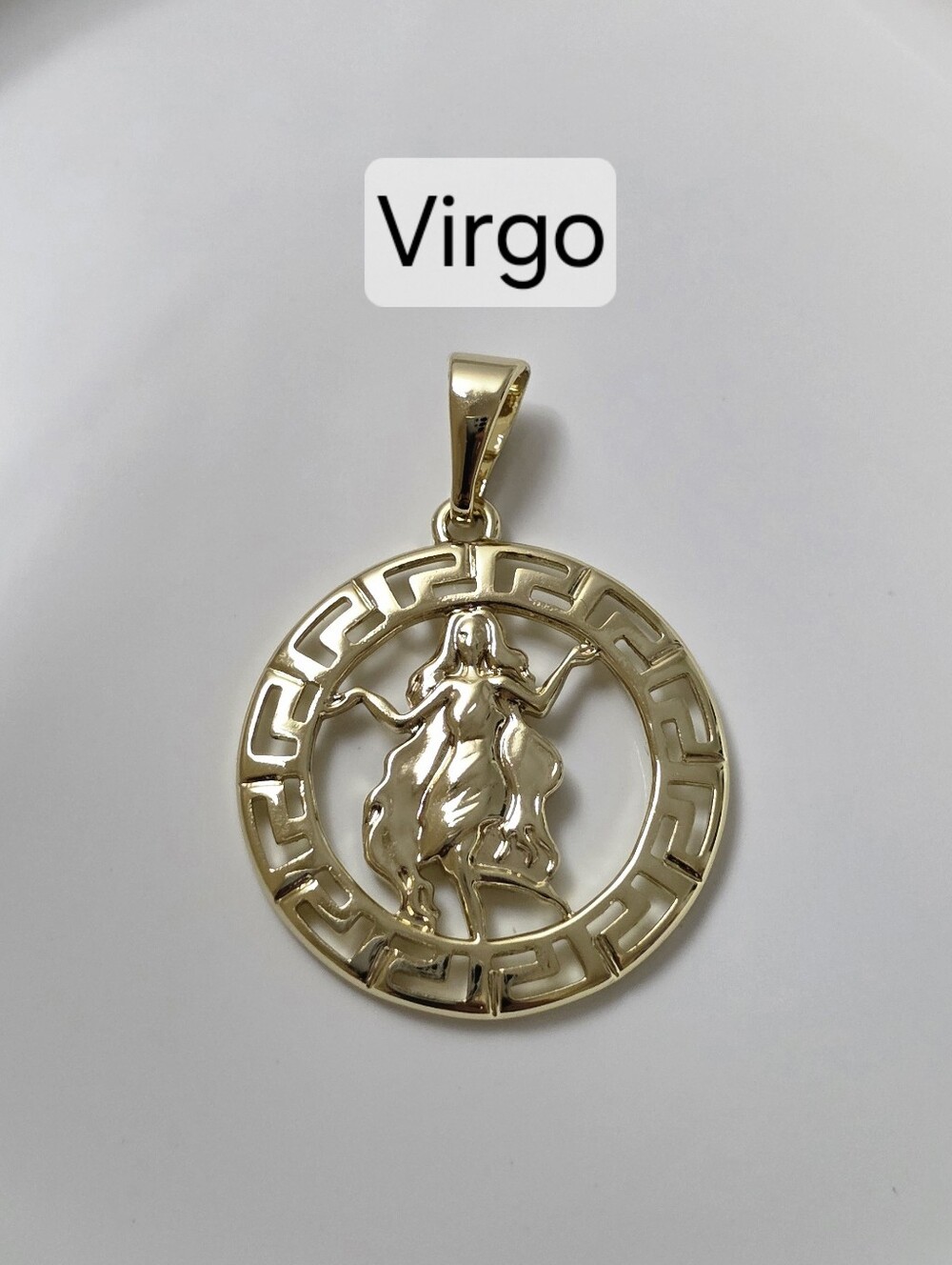 Zodiac Virgo Design Sign Pendant